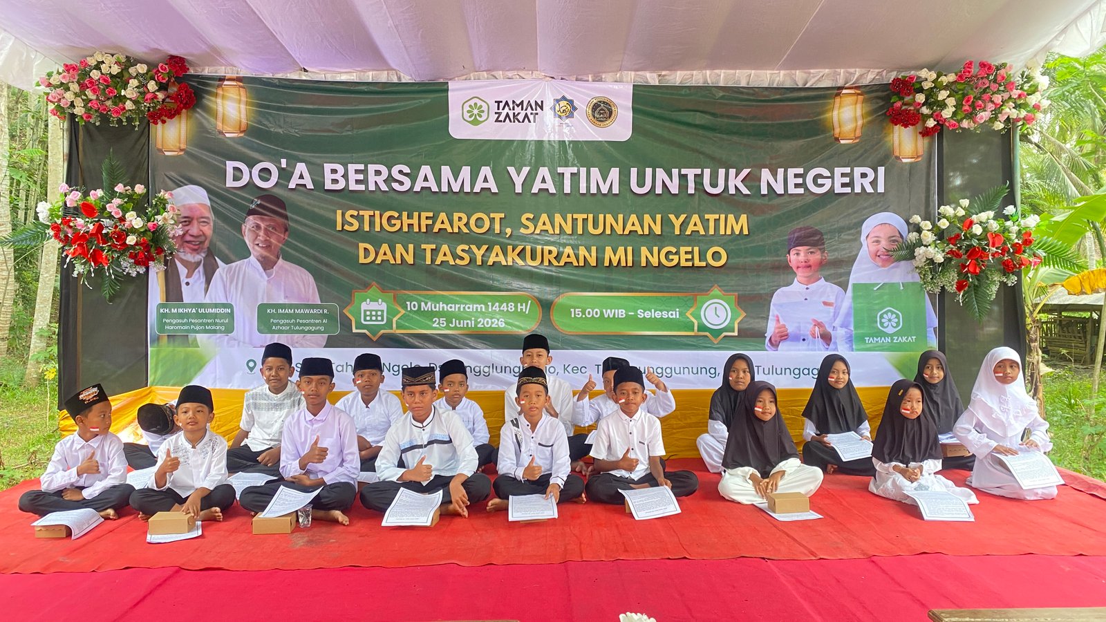 DOA BERSAMA YATIM UNTUK NEGERI, TAMAN ZAKAT AJAK RATUSAN WARGA PESISIR PERKUAT KEPEDULIAN DI BULAN MUHARRAM